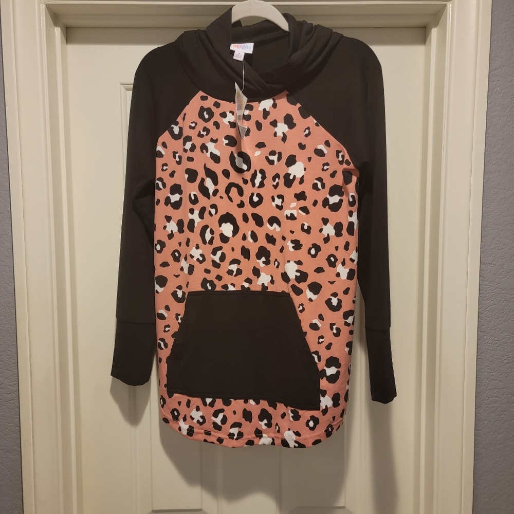 NWT LuLaRoe Amber Hoodie - Leopard